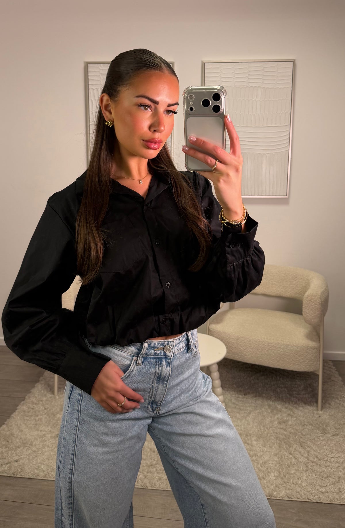 Chloe Blouse - Zwart