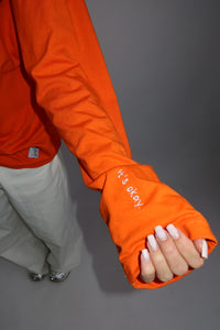 Overthinker Longsleeve - Oranje