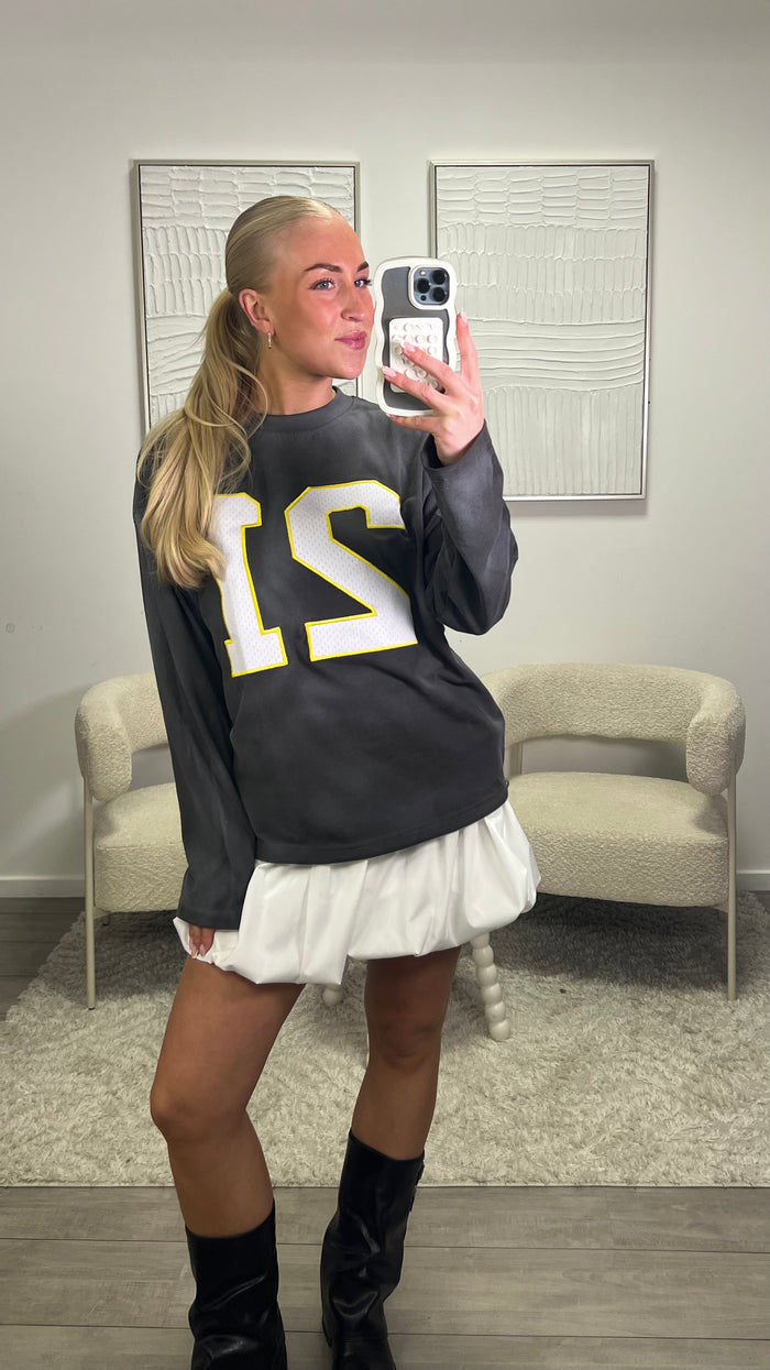 21 Longsleeve - Grijs