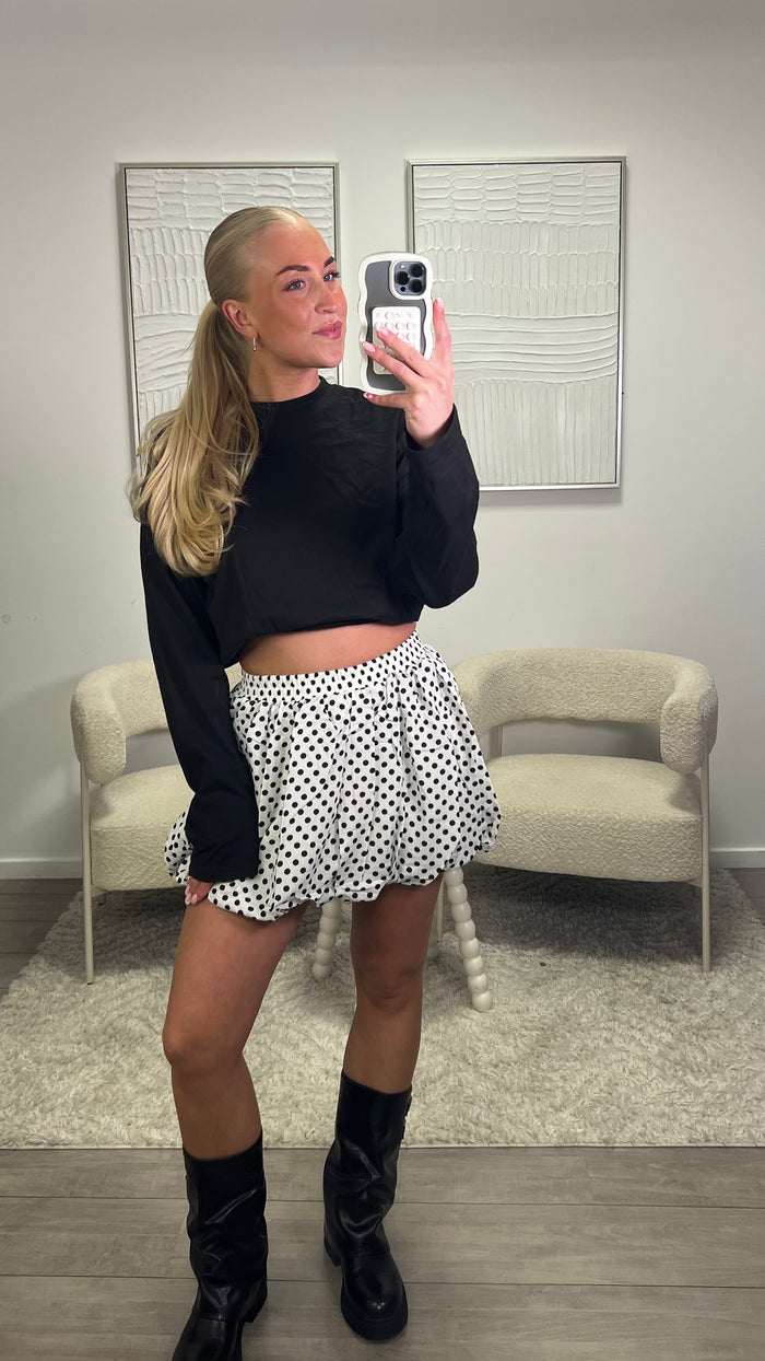 Lunay Ballon Skort - Wit