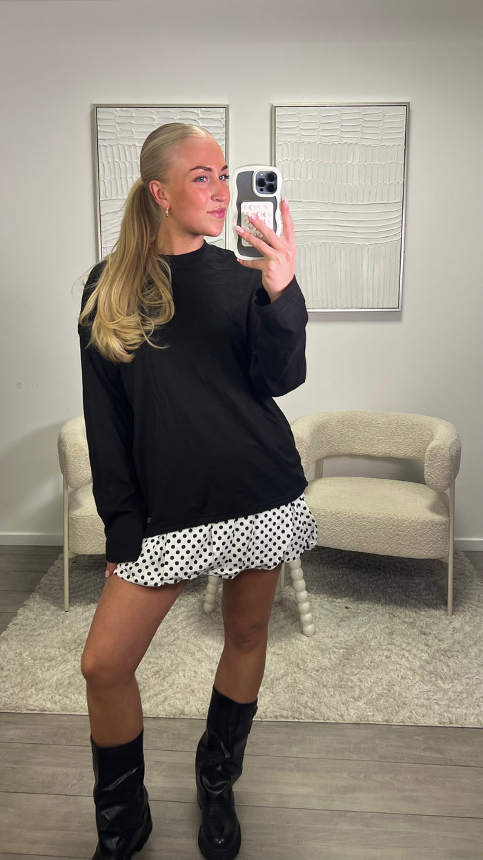 Hailey Longsleeve - Zwart