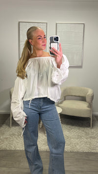 Ella Blouse - Wit
