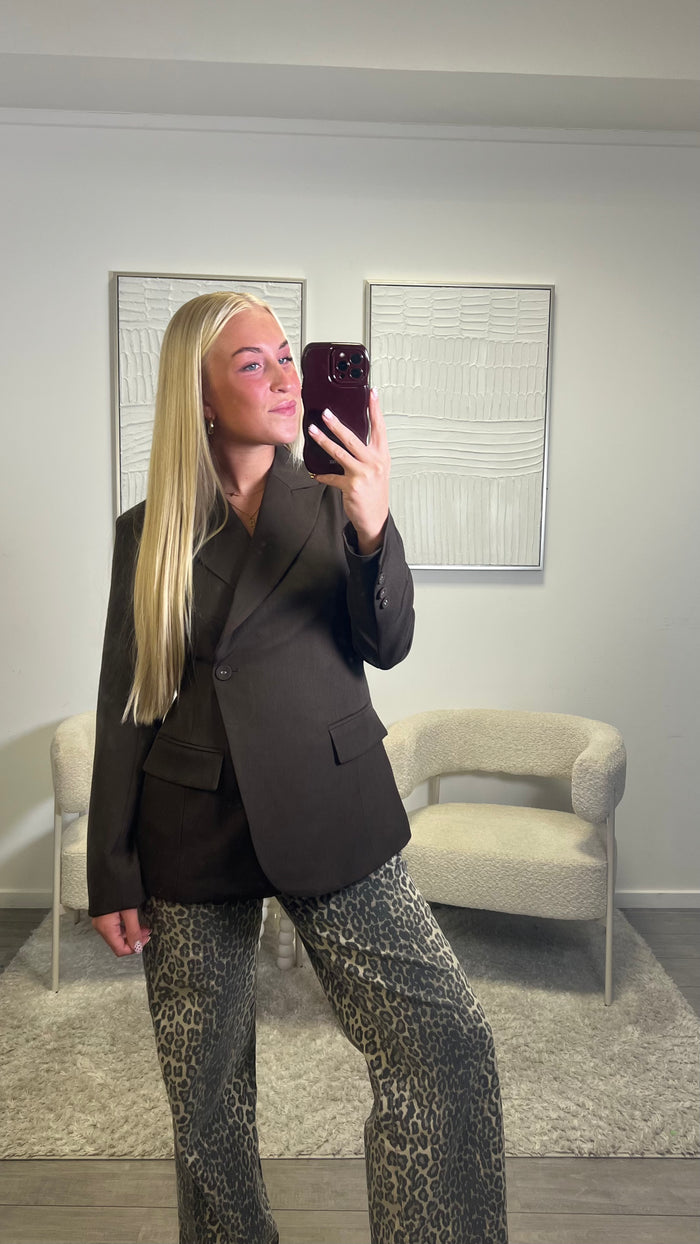 Liza Blazer - Chocolate