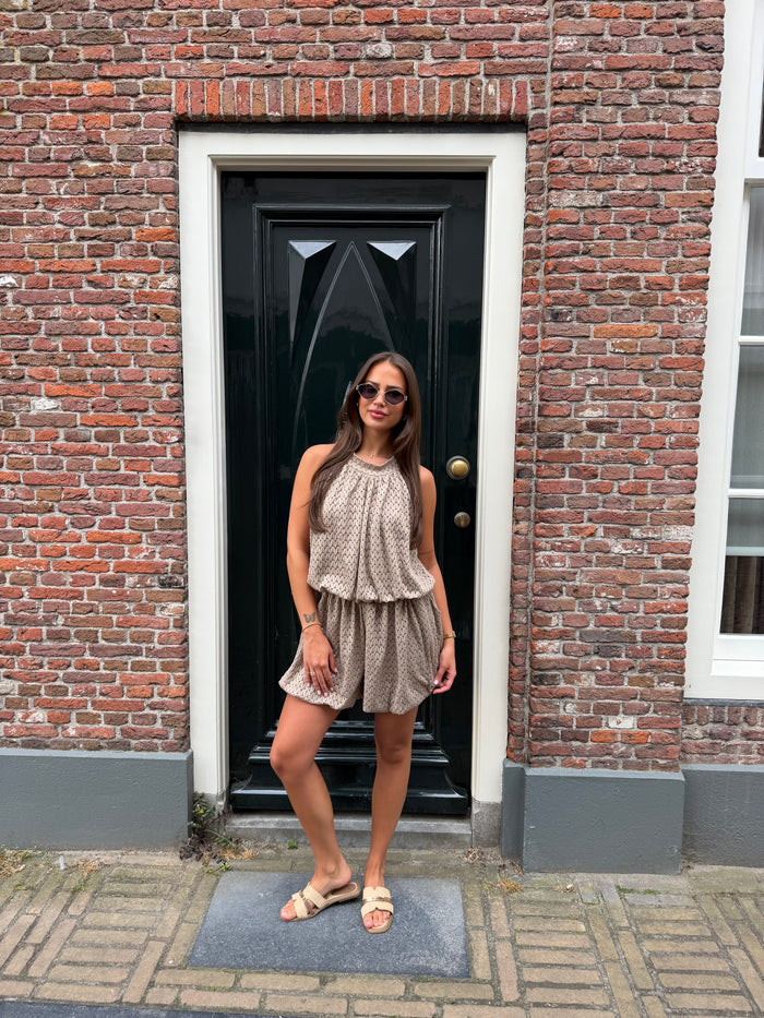 Lola Jumpsuit - Taupe