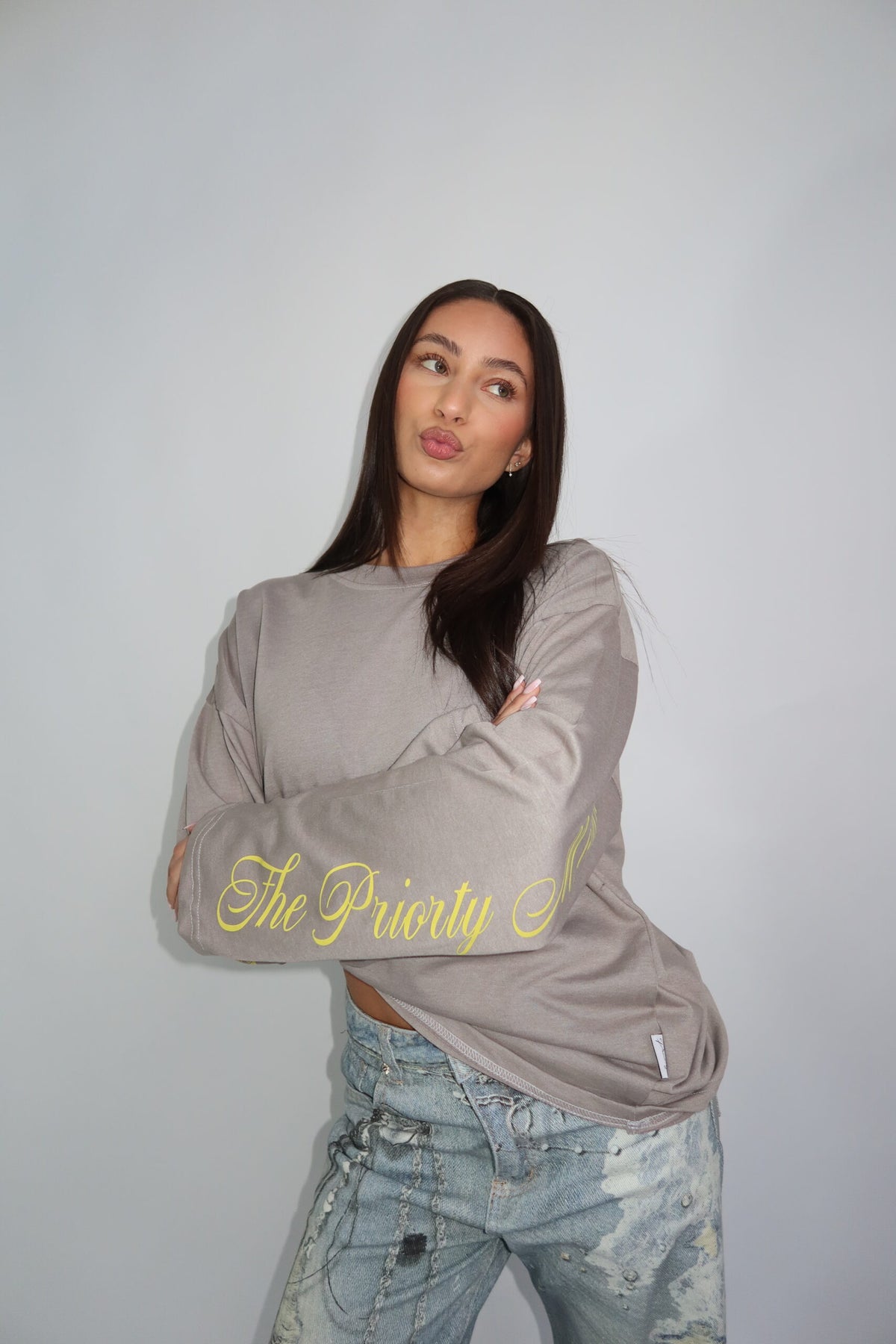 Chloe Longsleeve - Taupe