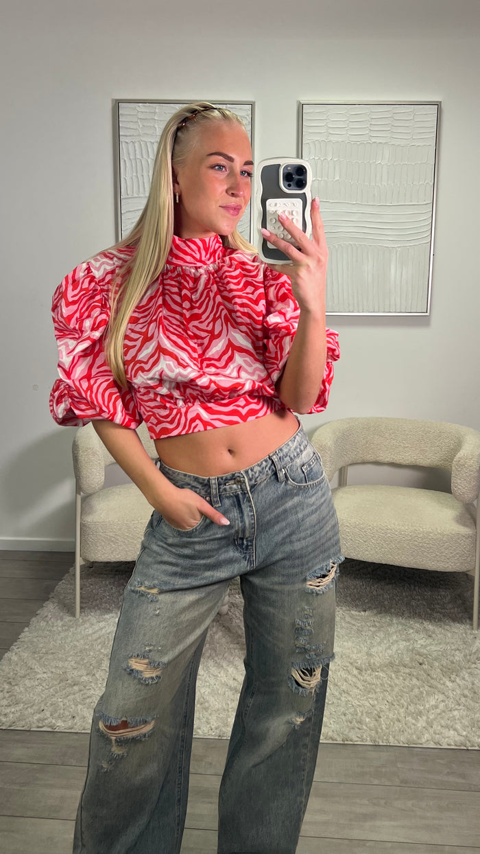 Vivian Blouse - Rood