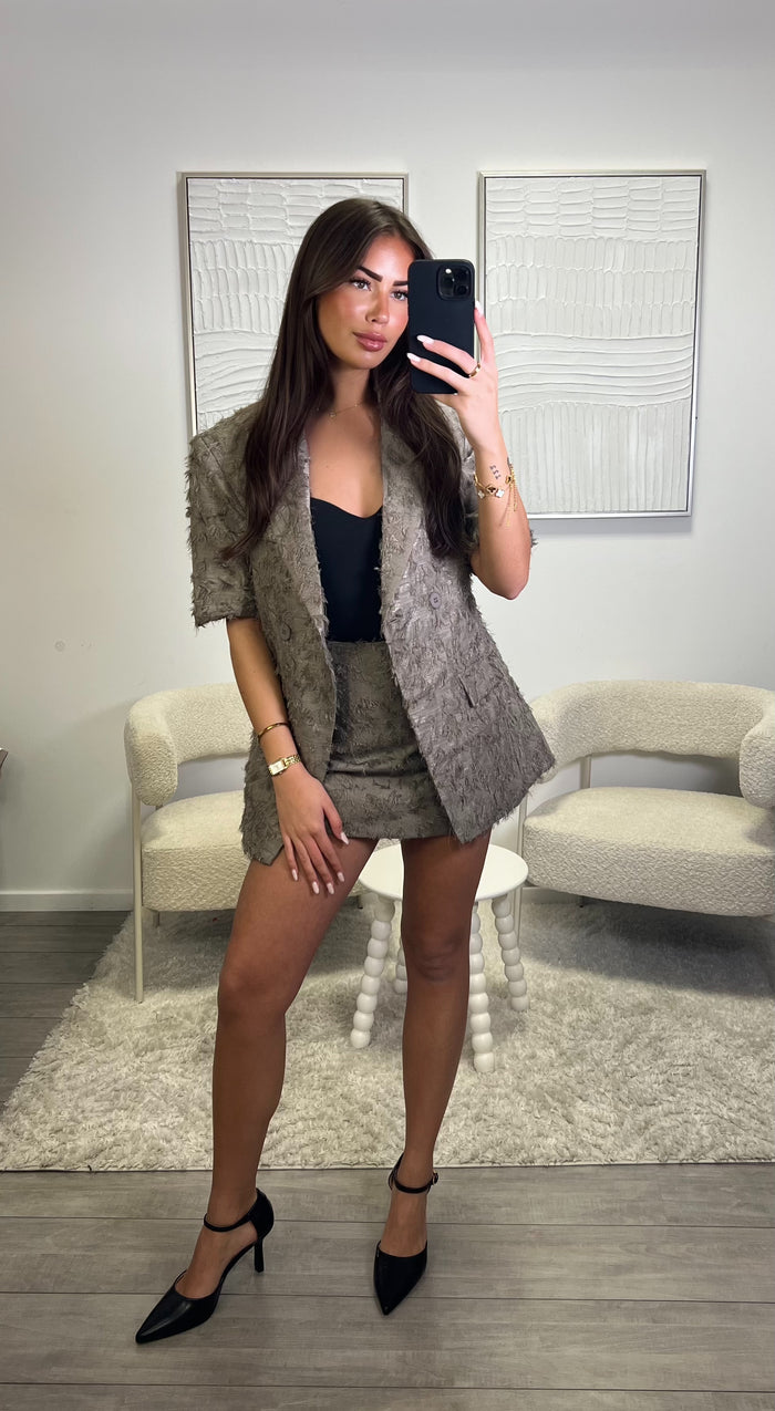 Claire Skort - Taupe