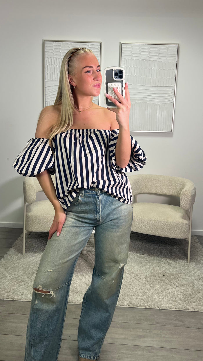 Ferrah Top - Blauw