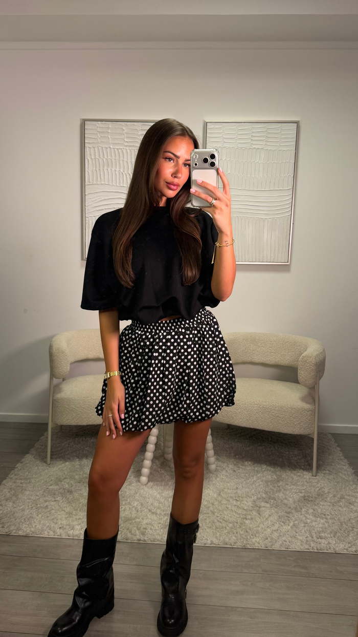 Lunay Ballon Skort - Zwart