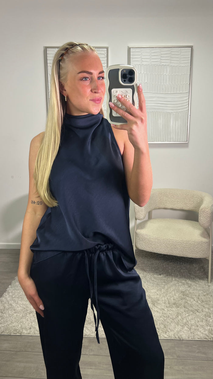 Colette Top - Donker Blauw