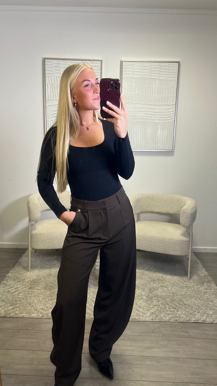 Juna Balloon Pants - Brown