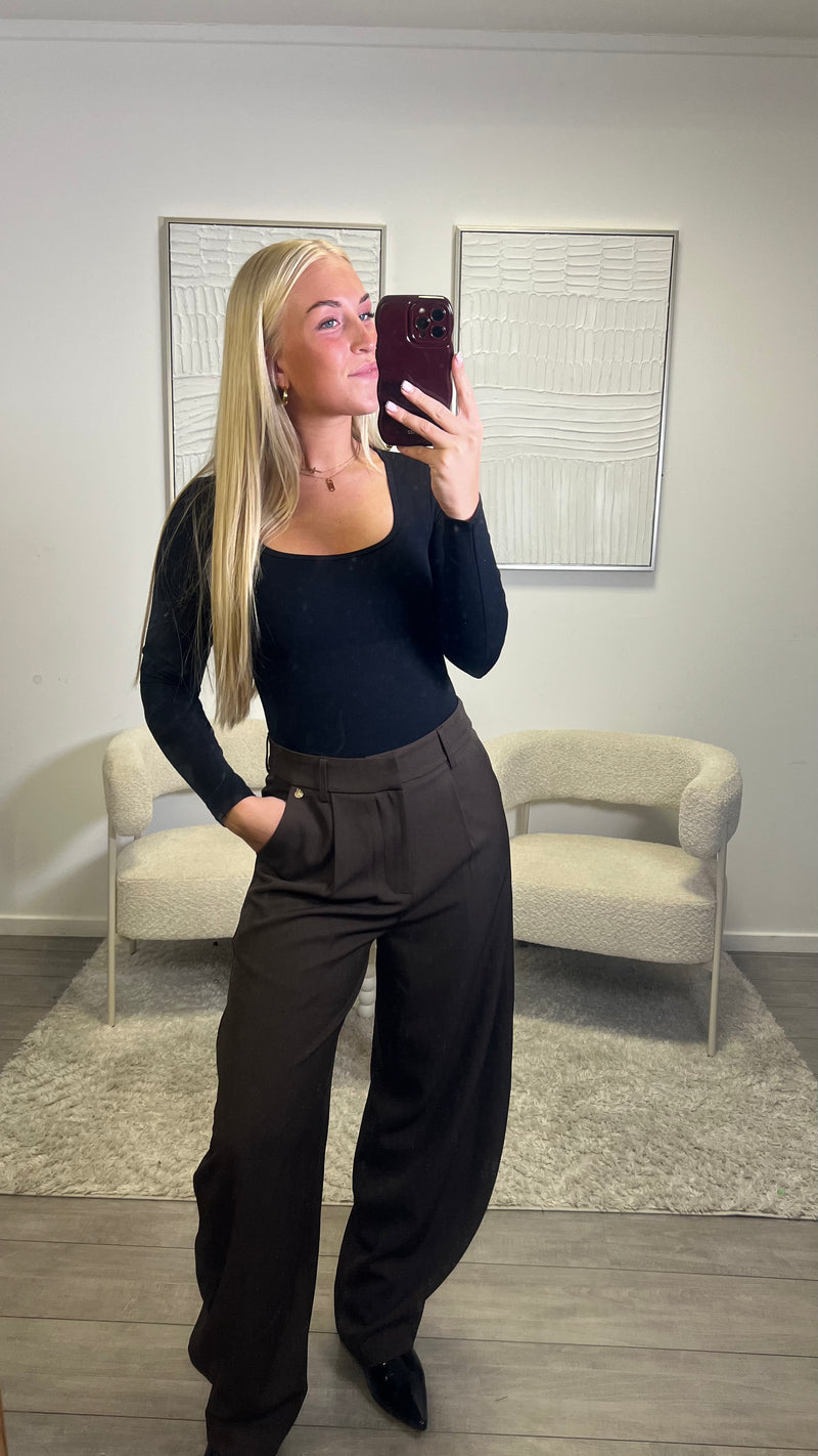Juna Balloon Pants - Brown