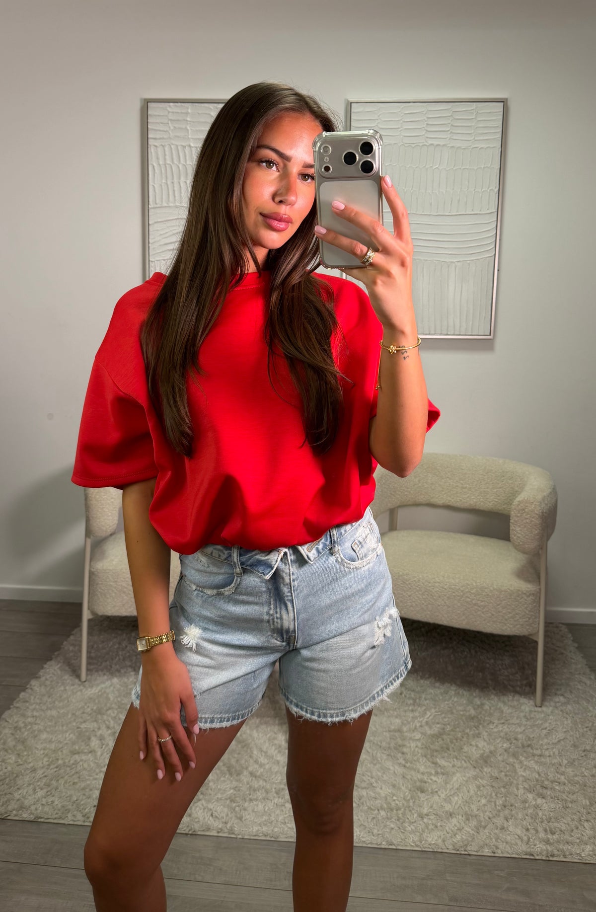 Mia Shirt - Rood