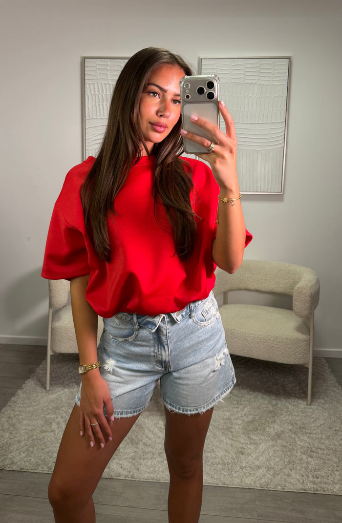 Mia Shirt - Rood