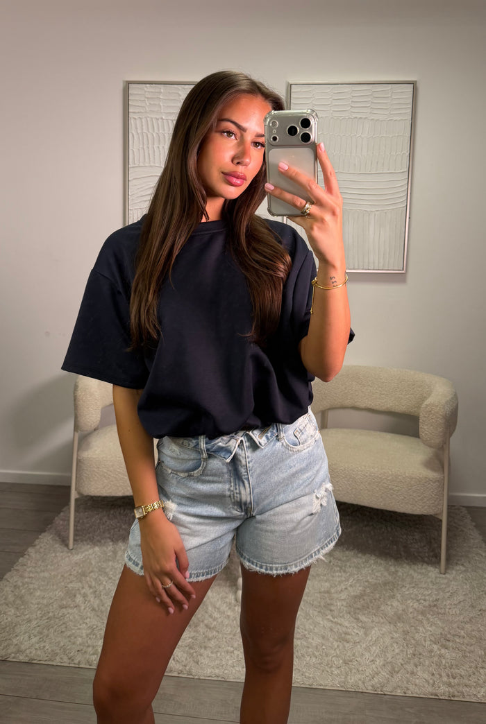 Mia Shirt - Donker Blauw