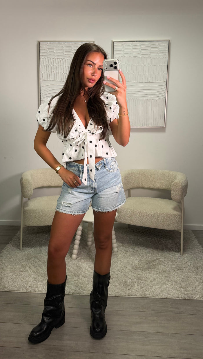 Veerle Blouse - Wit