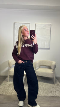 Amour Sweater - Bordeaux