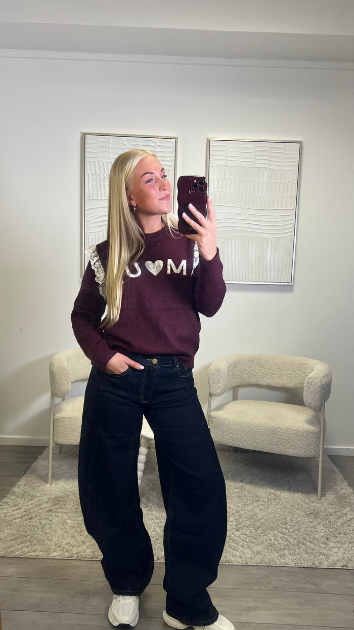 Amour Sweater - Bordeaux