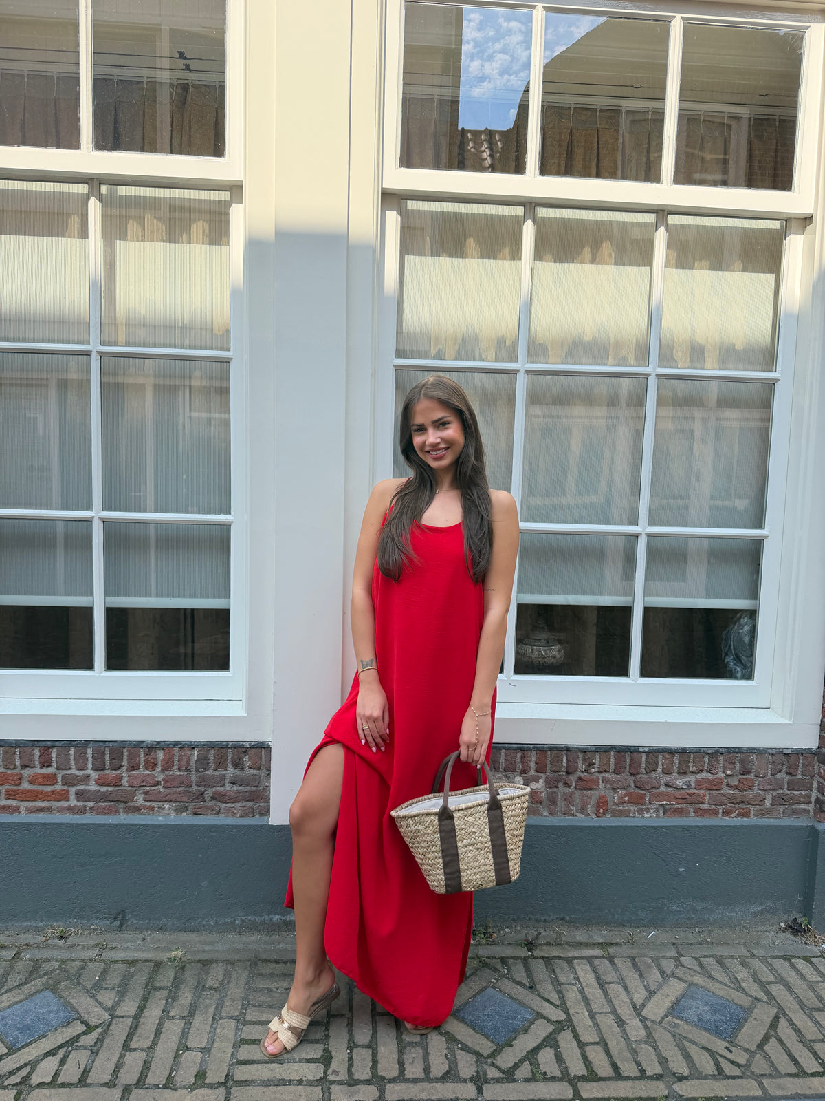 Jaanie Jurk - Rood