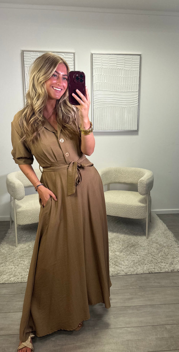 Maria Dress - Camel