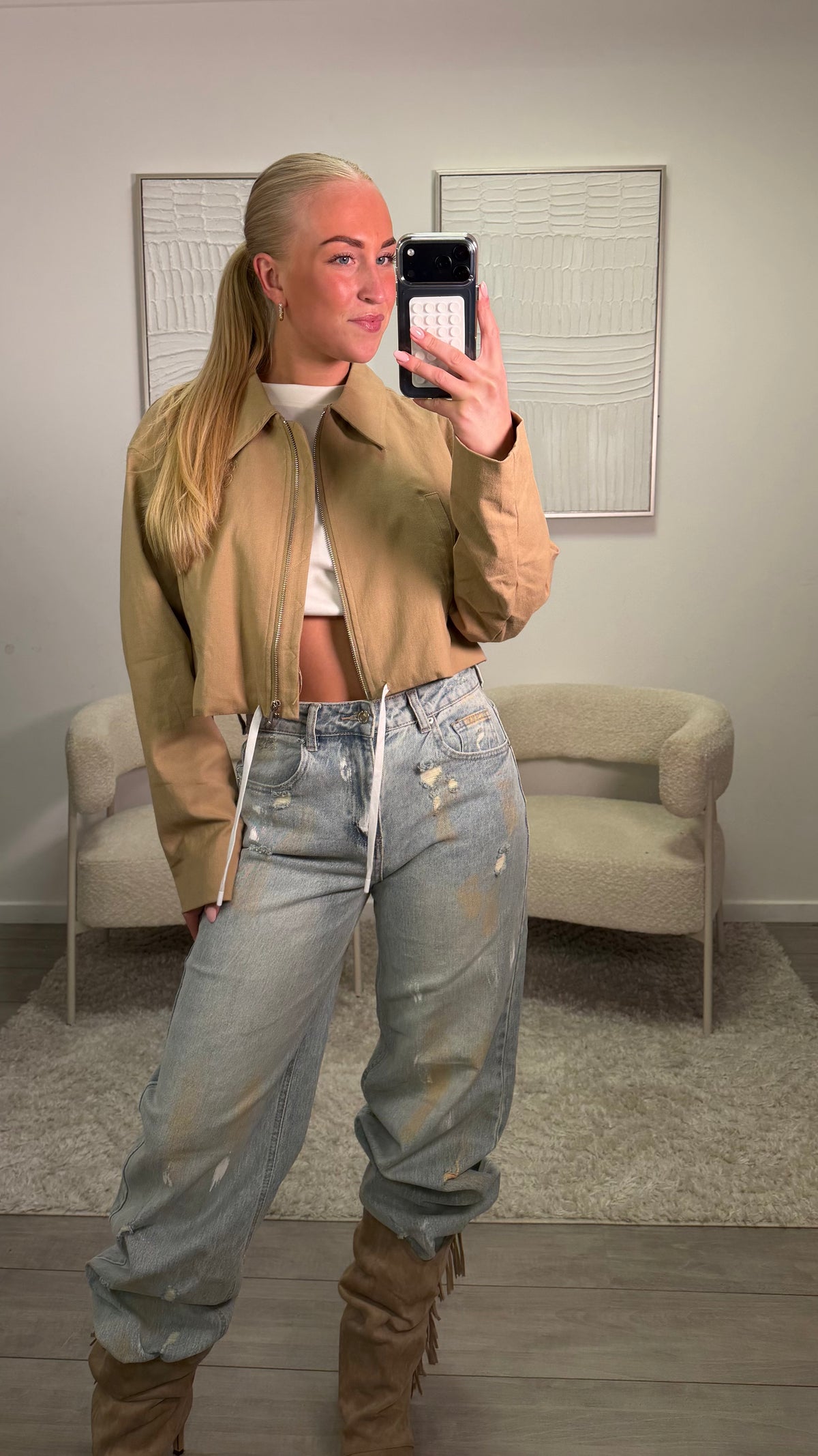 Leyla Jacket - Light Olive