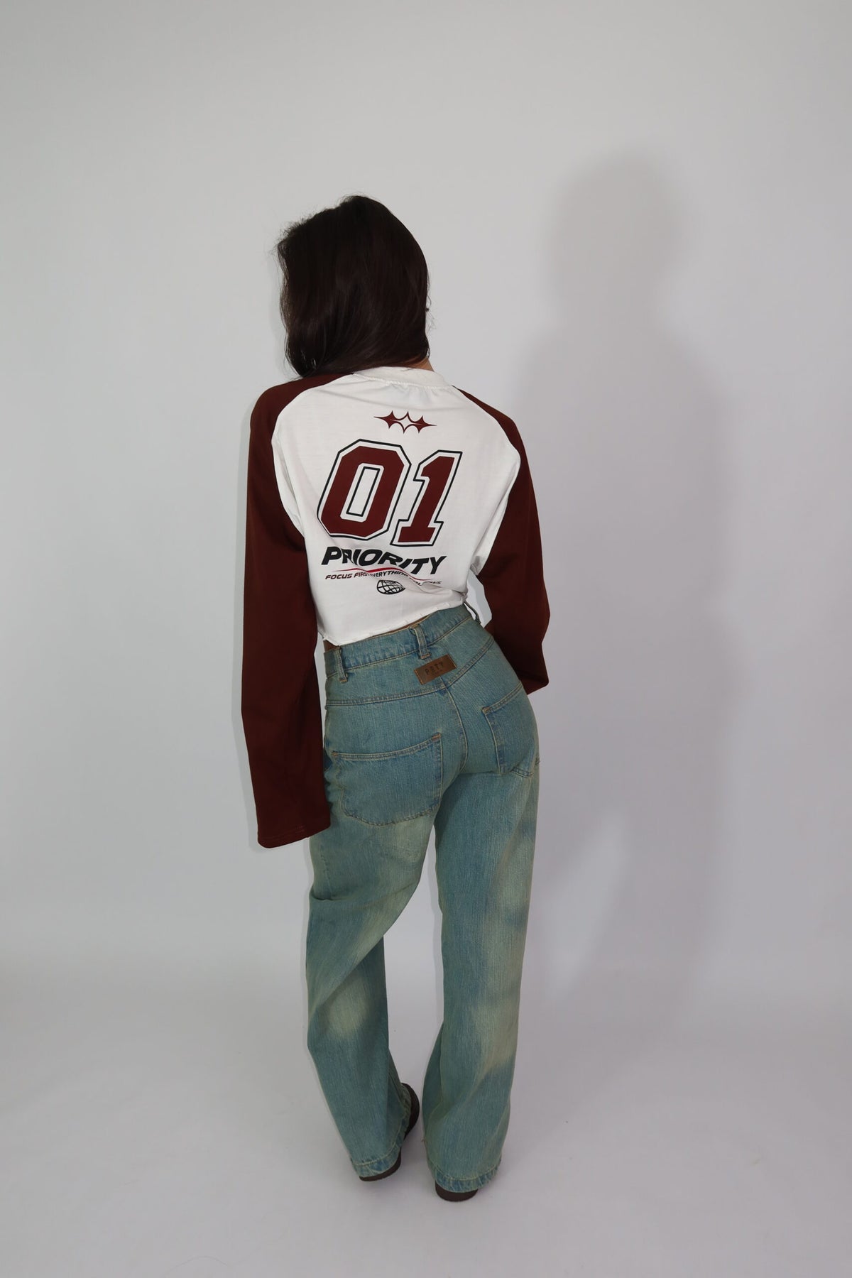 Fenna Longsleeve - Zwart Cropped