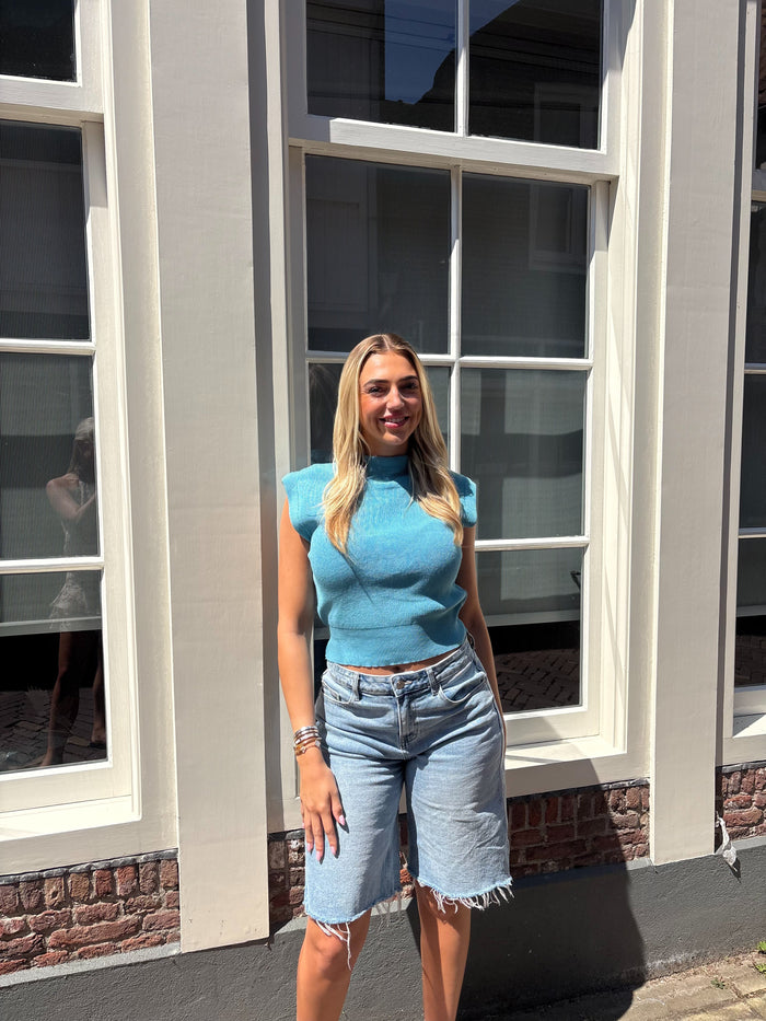 Suus Top - Blauw