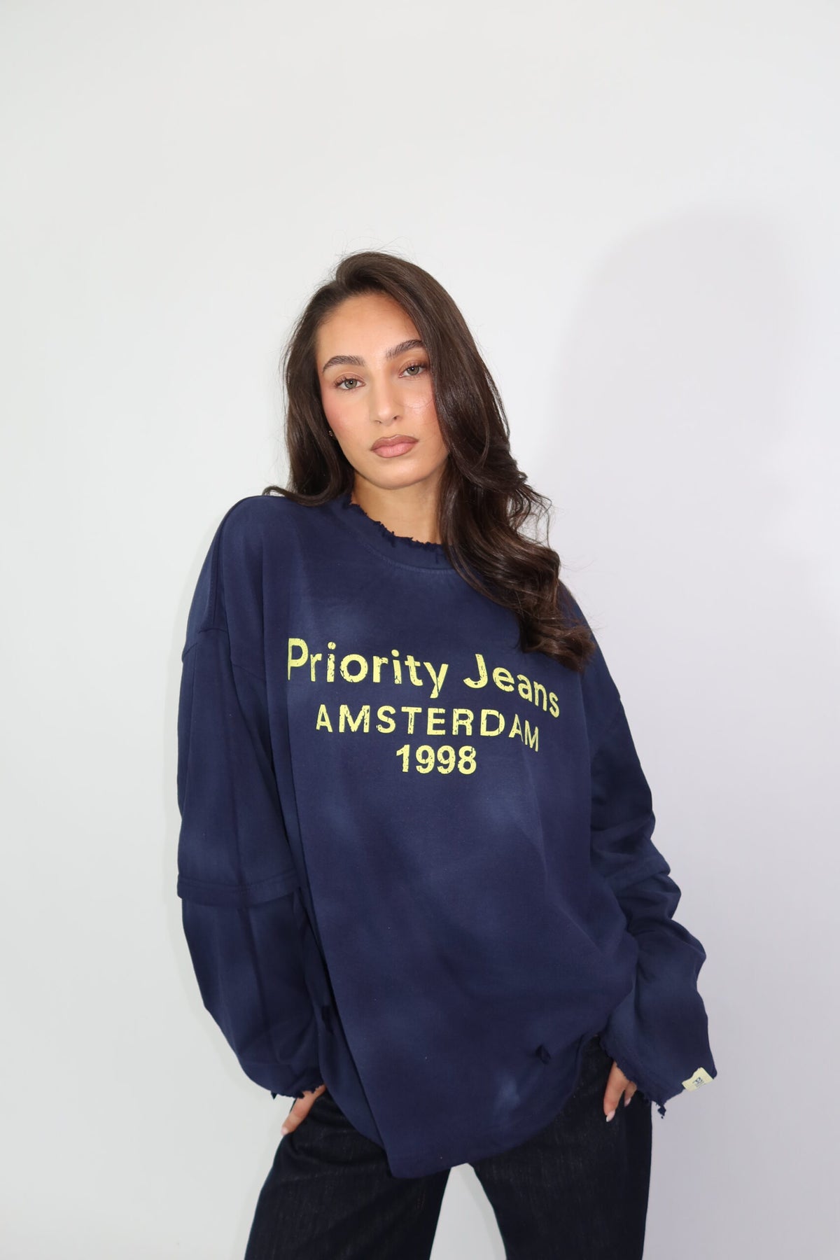 Fien Longsleeve - Blauw