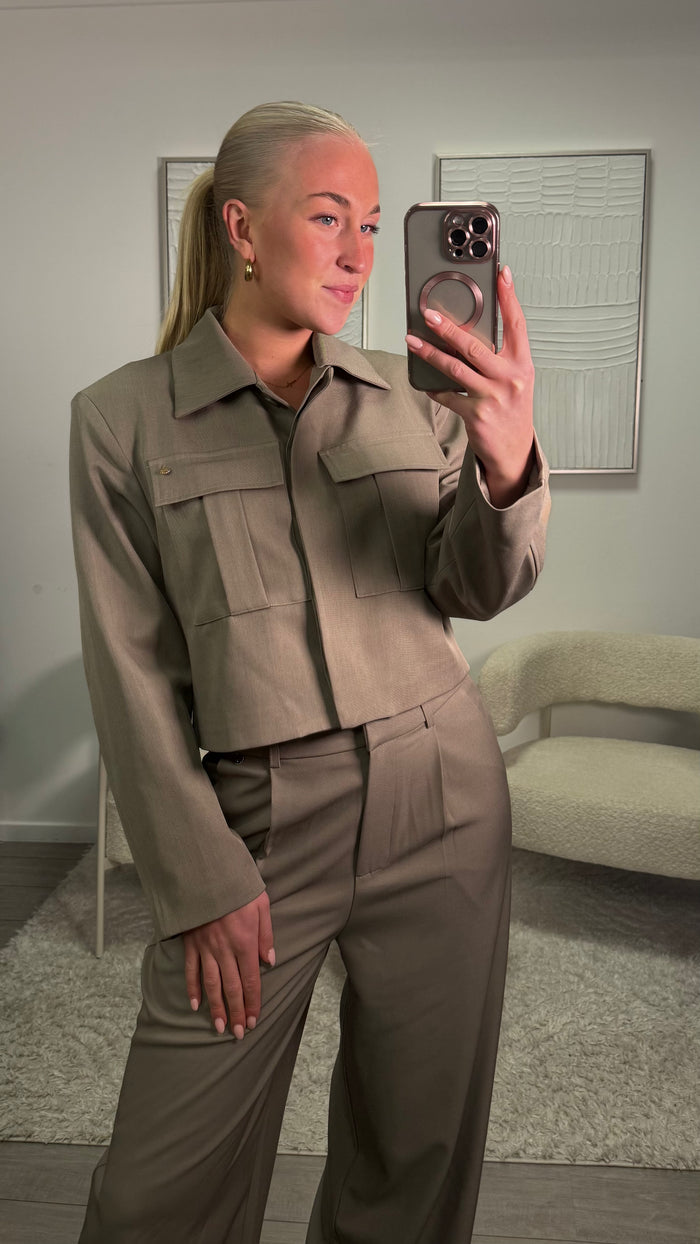 Fleur Jacket - Taupe