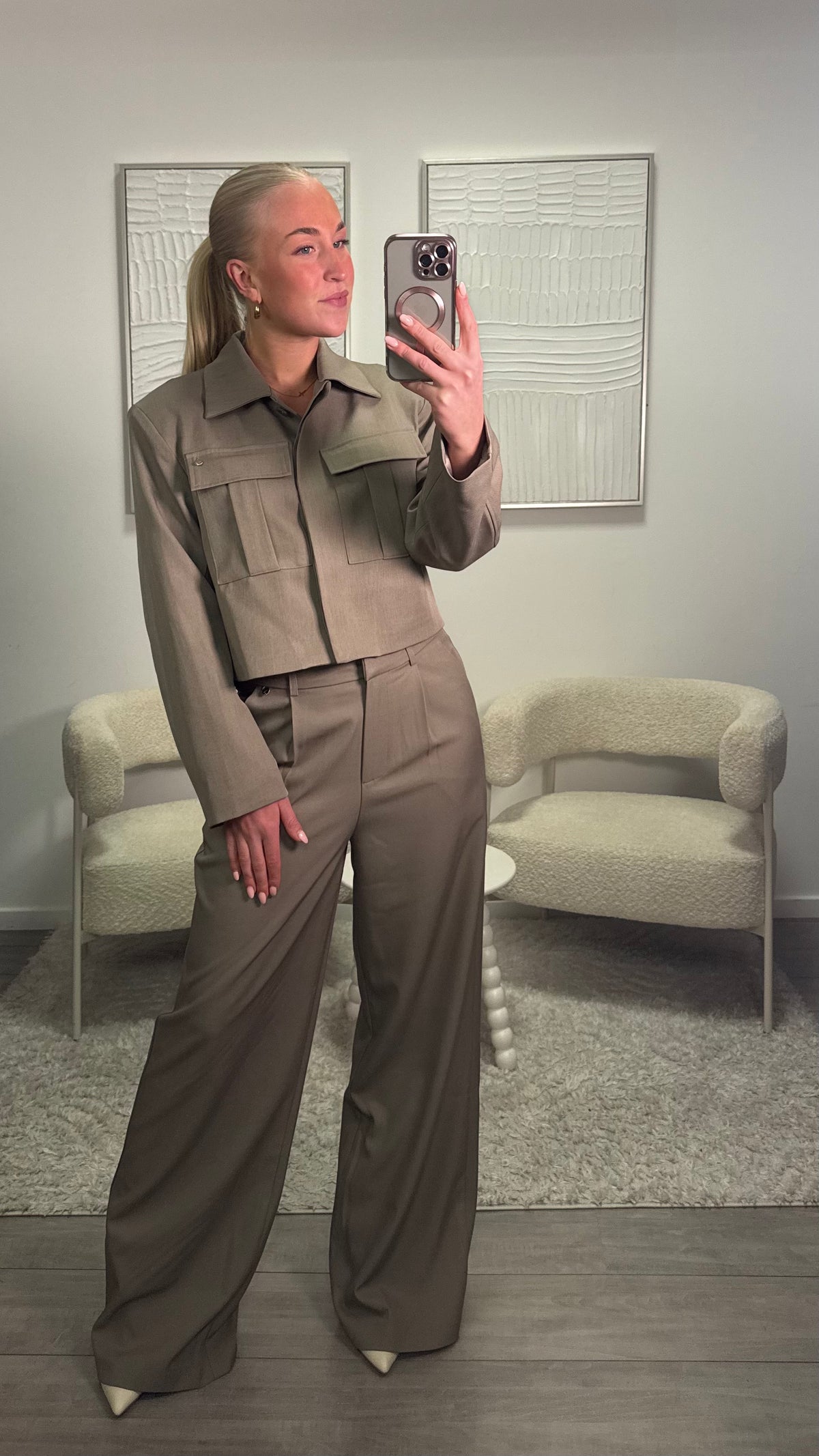 Fleur Jacket - Taupe