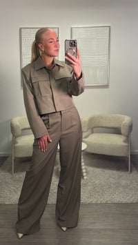 Fleur Jacket - Taupe