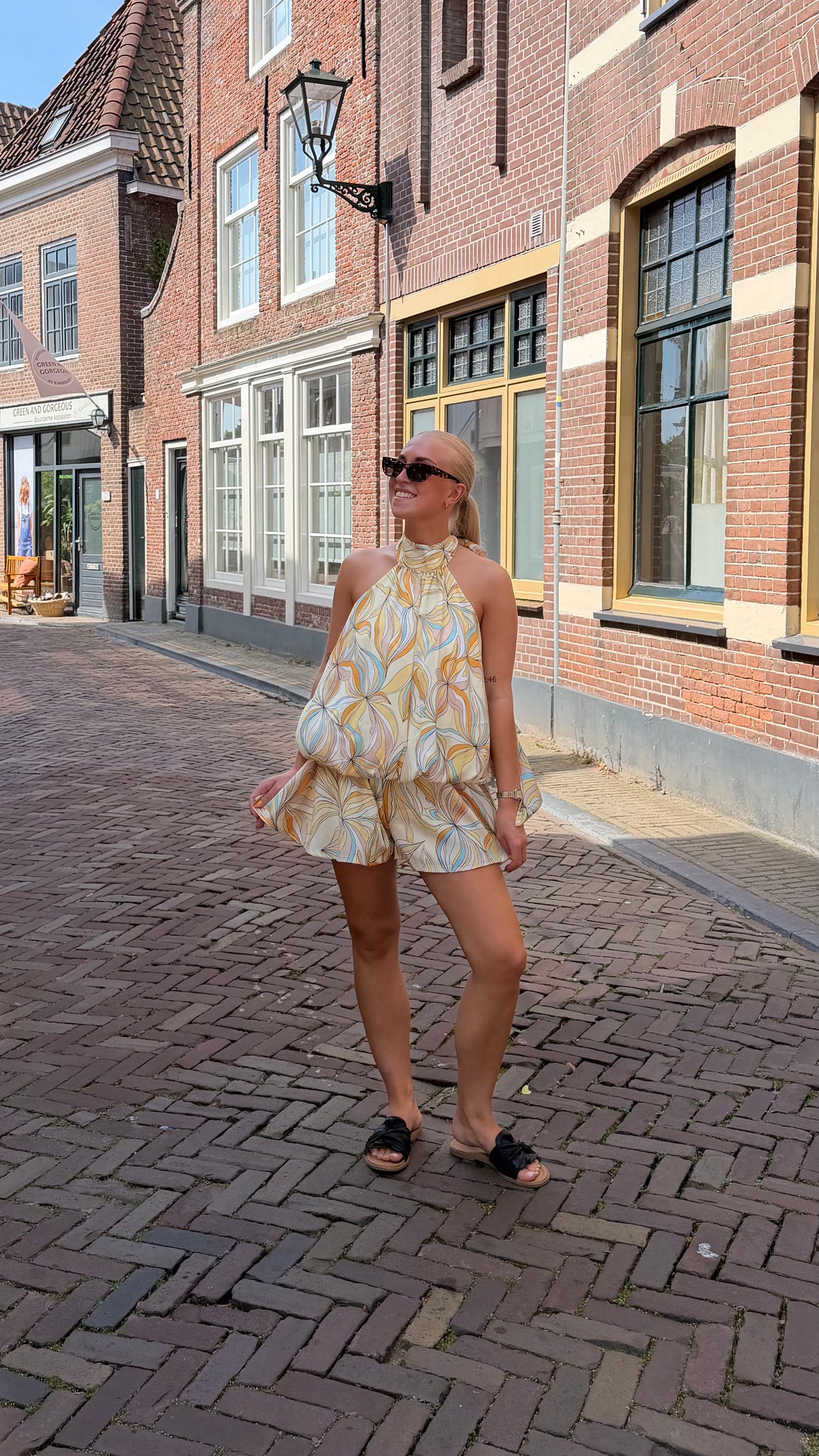 Aylani Playsuit - Geel