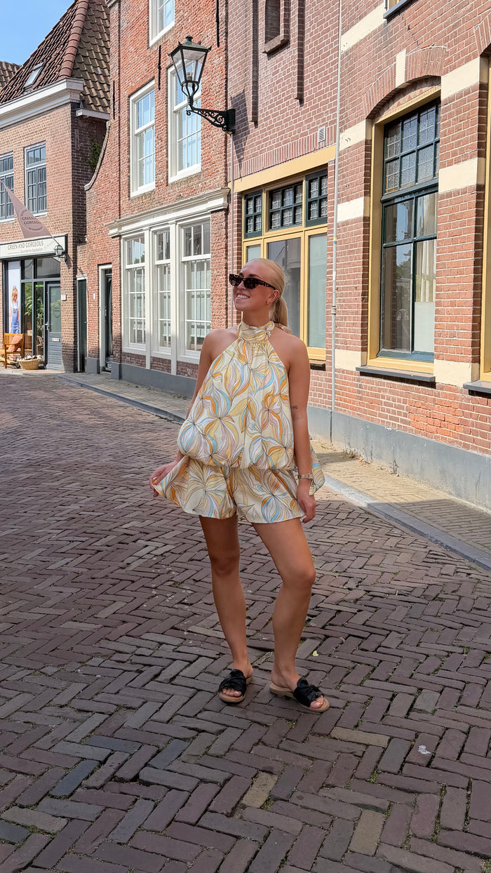 Aylani Playsuit - Geel
