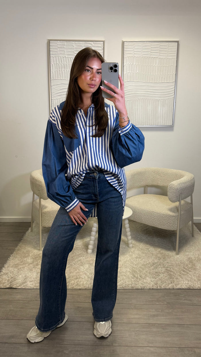 Nova Blouse - Blue