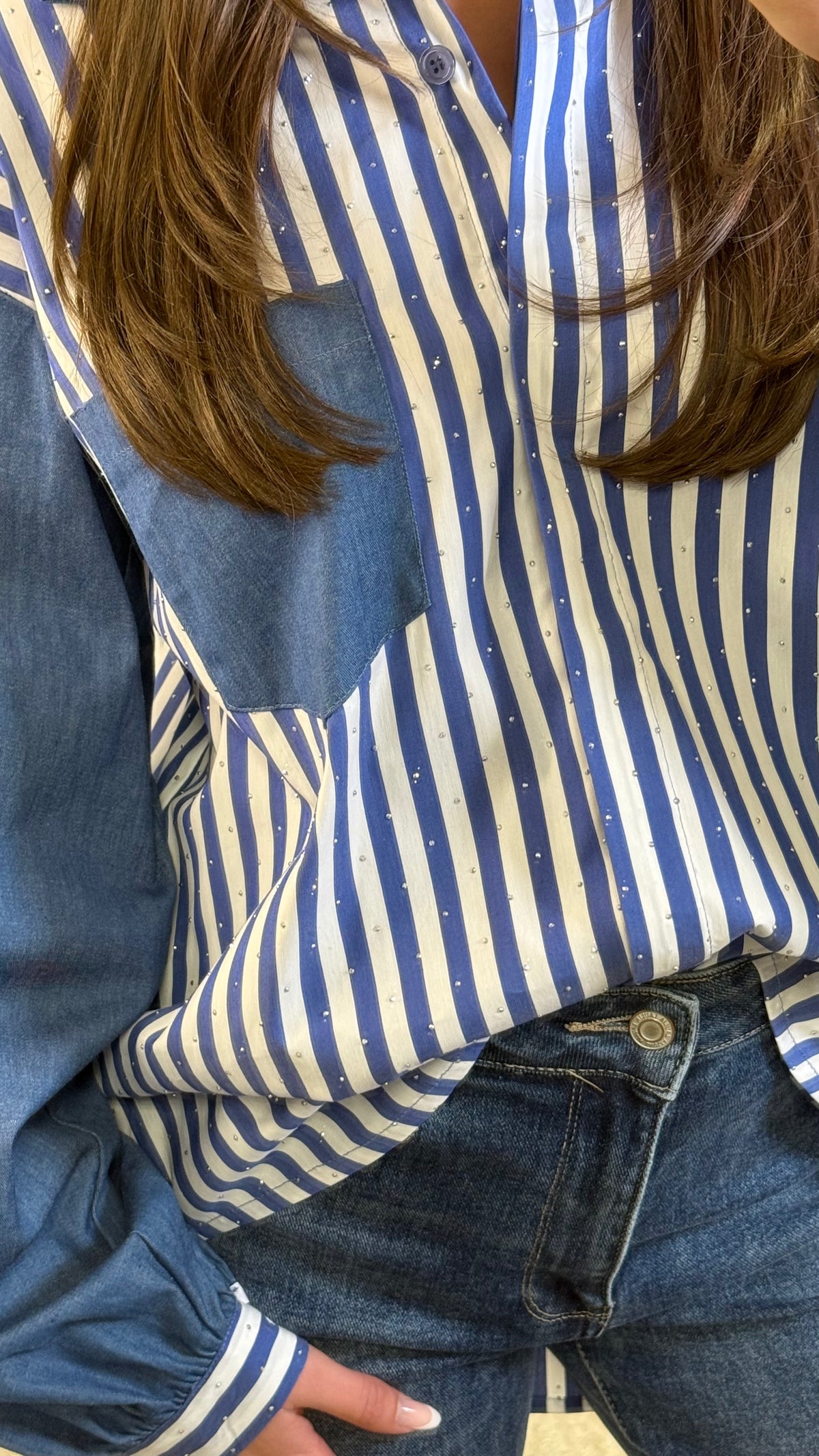 Nova Blouse - Blue