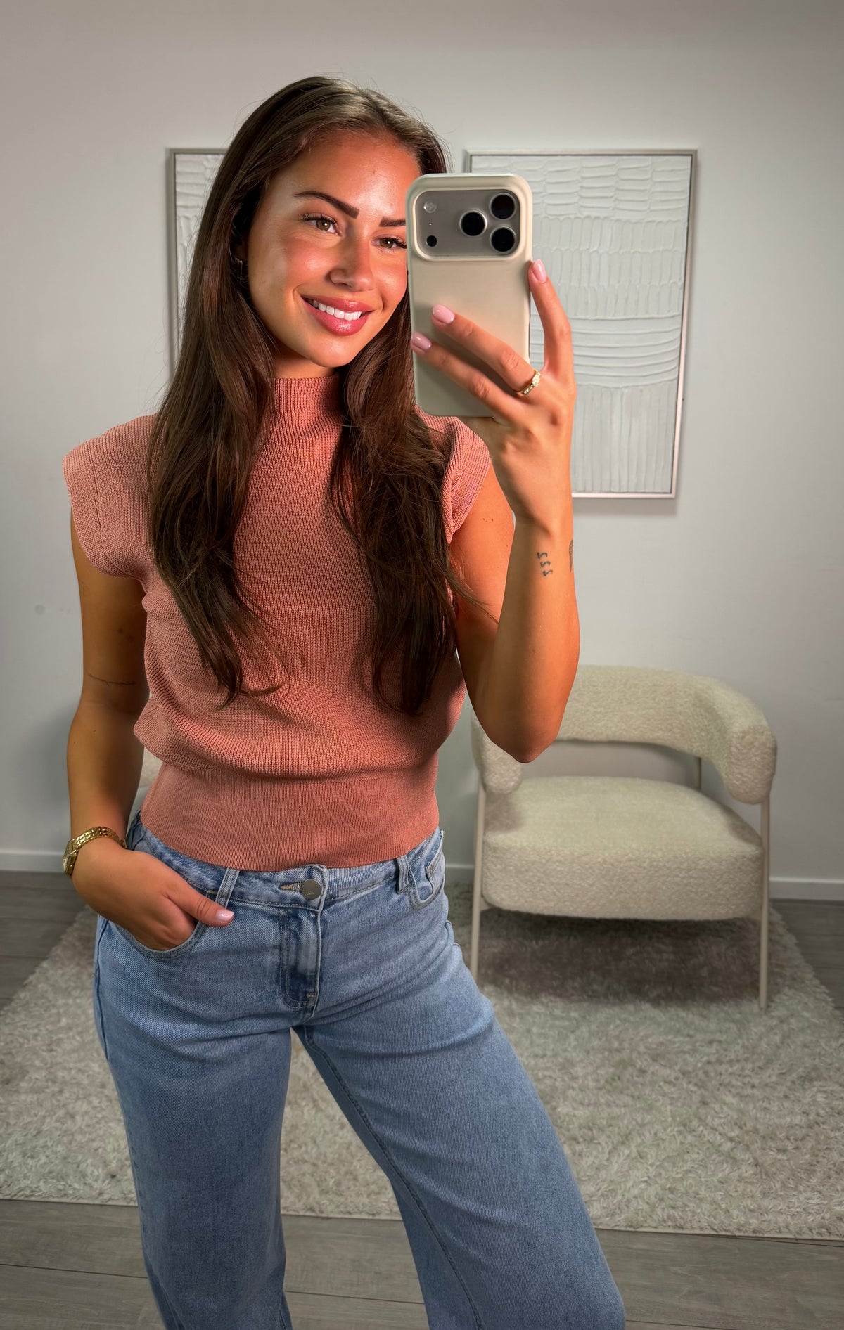 Fay Top - Oud Roze