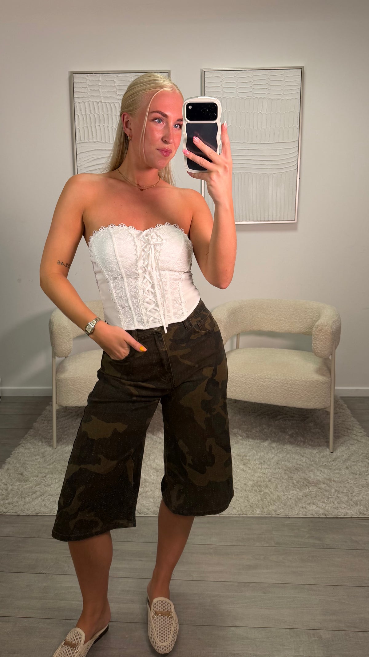 Holly Bermuda - Camouflage