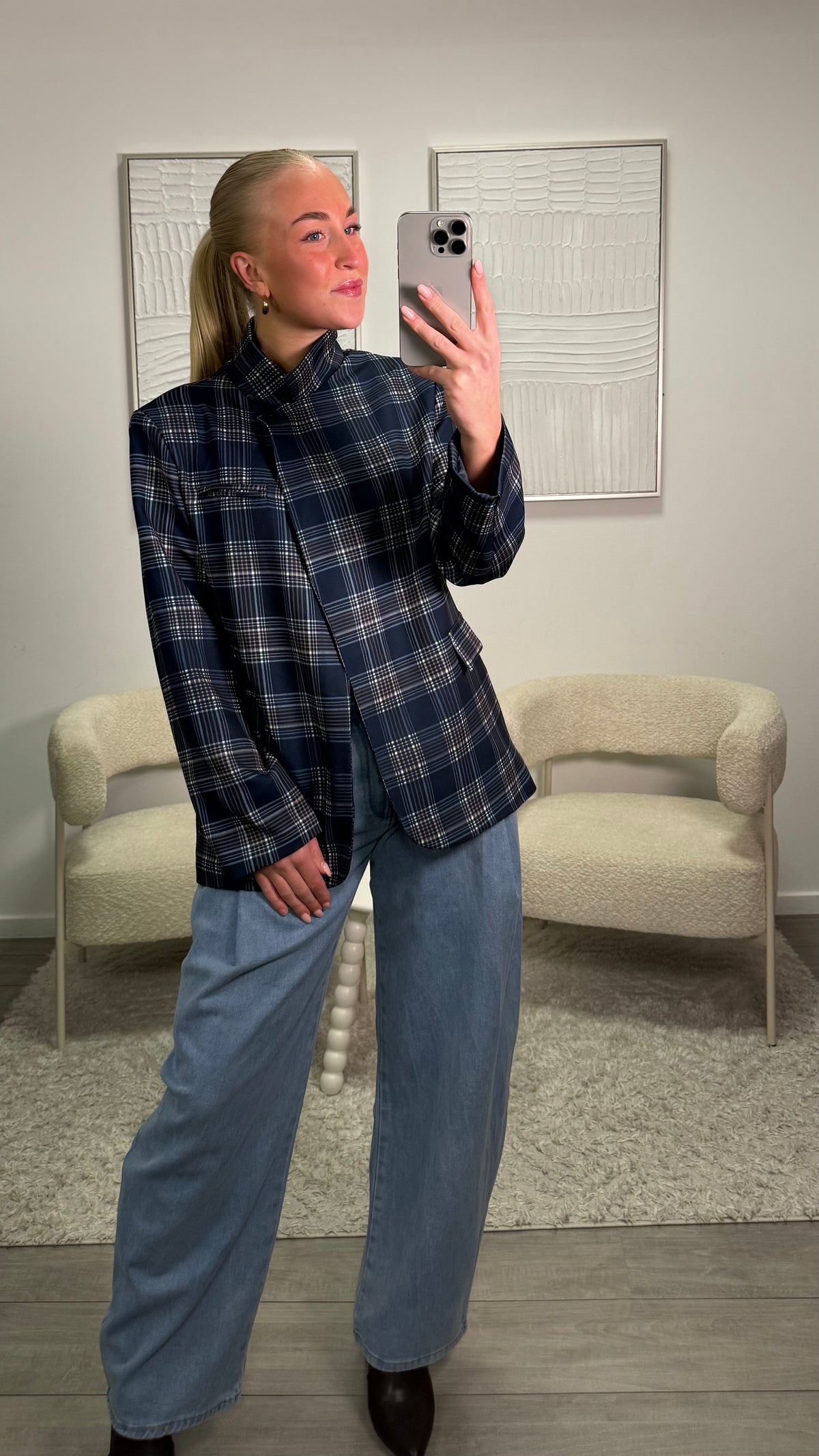 Myla Blazer - Dark Blue