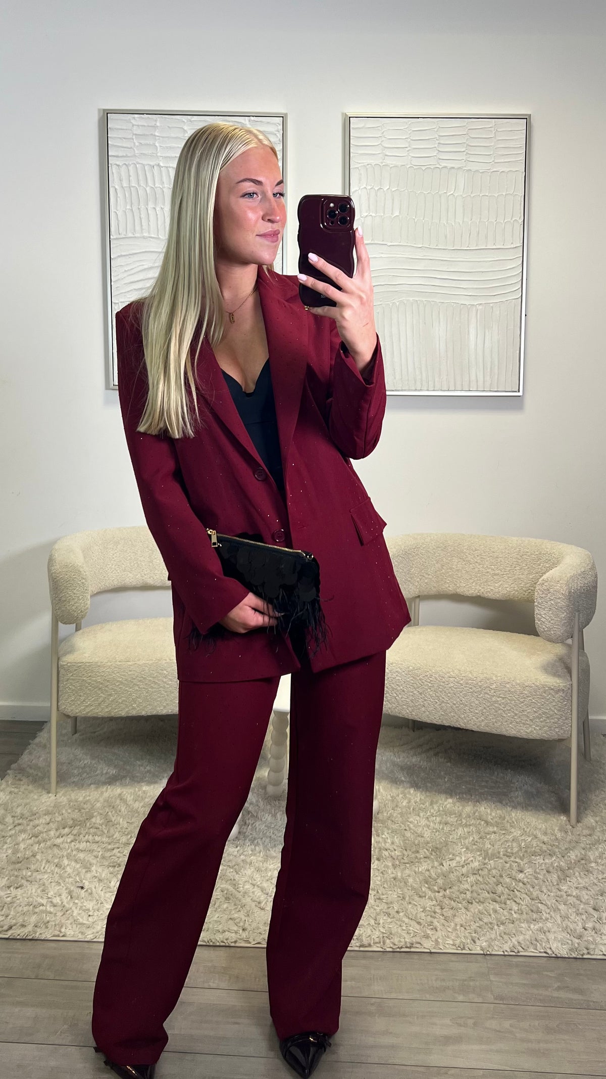 Clea Pants - Bordeaux