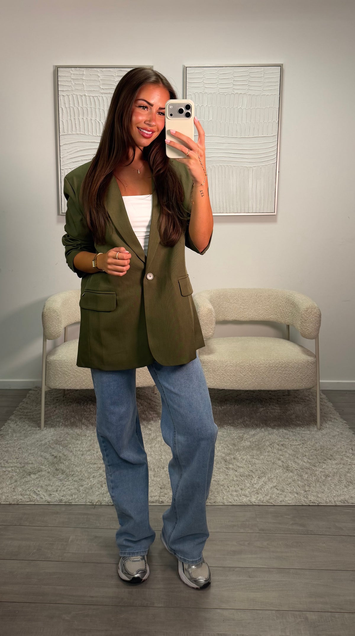 Carmen Blazer - Army Groen