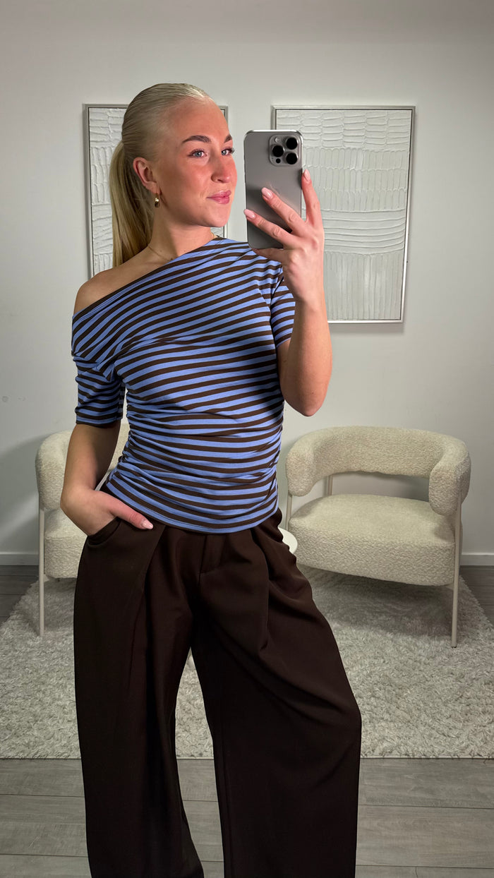 Lola Top - Blue Brown