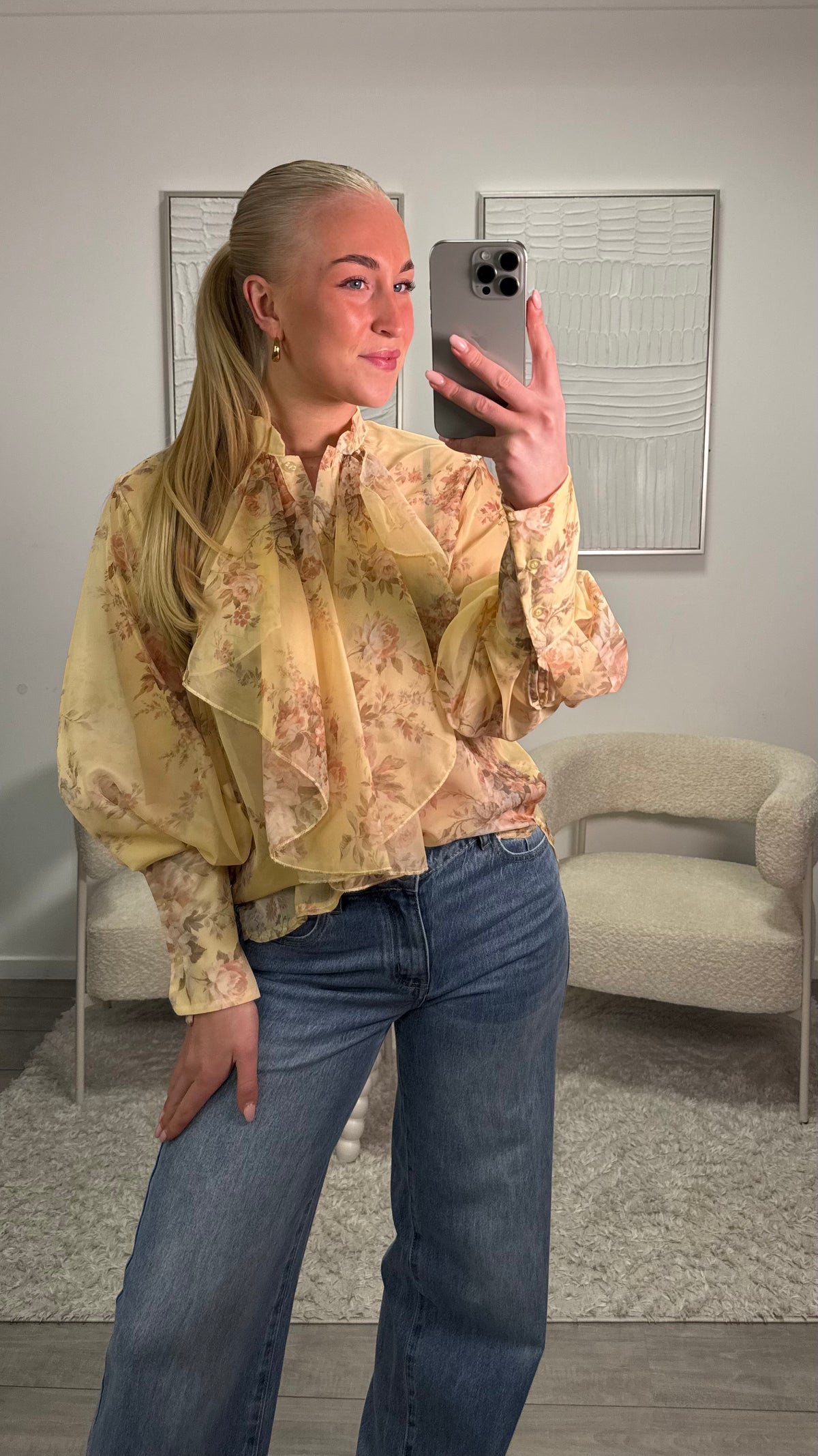 Sarai Blouse - Yellow