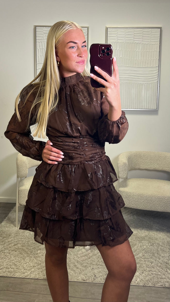 Chrissie Dress - Brown