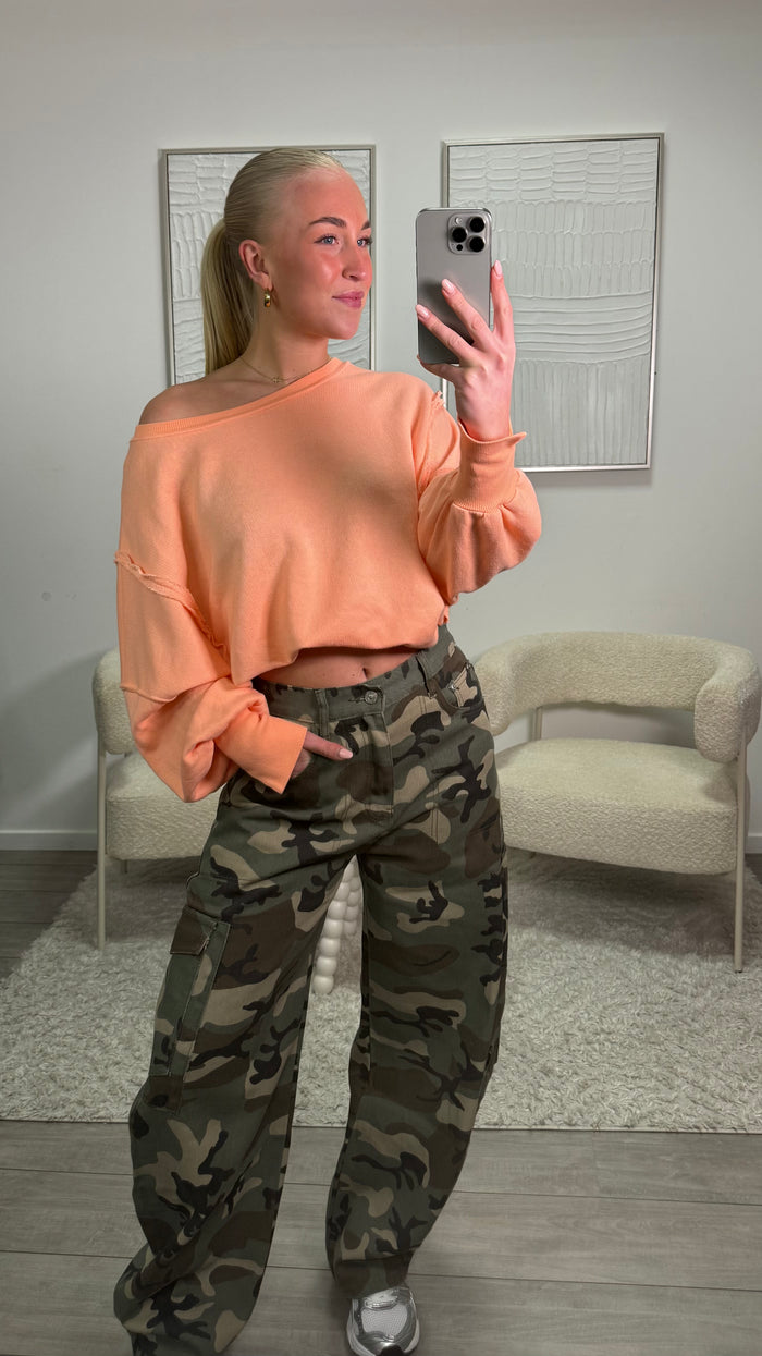 Sabrina Top - Coral