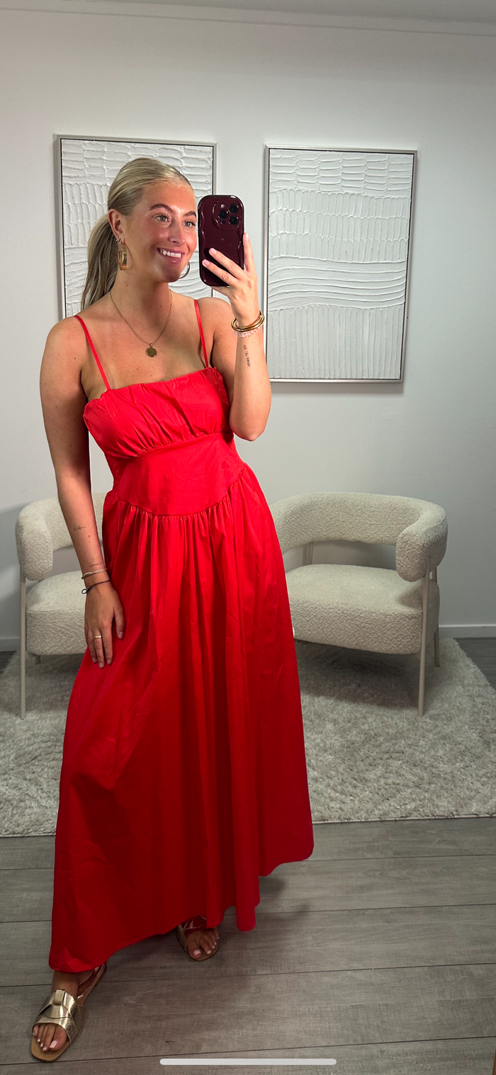 Ziza Dress - Red