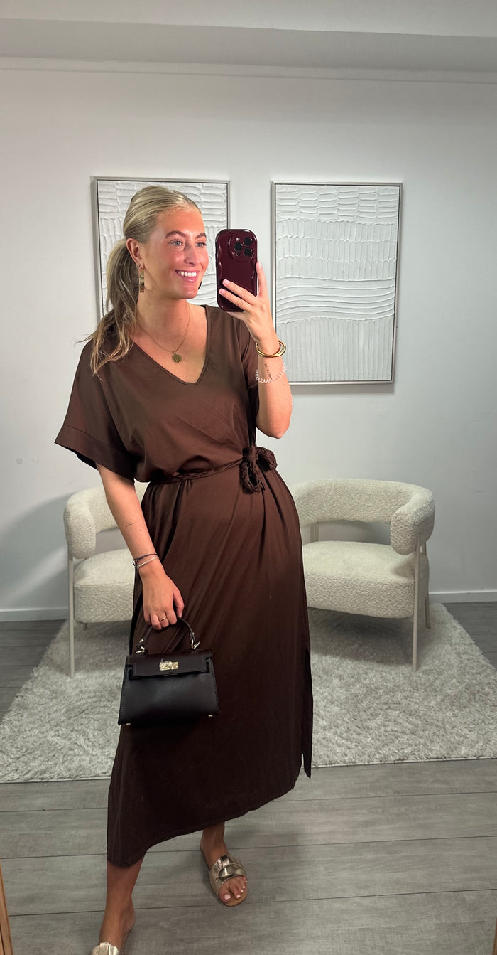 Olivia Dress - Brown