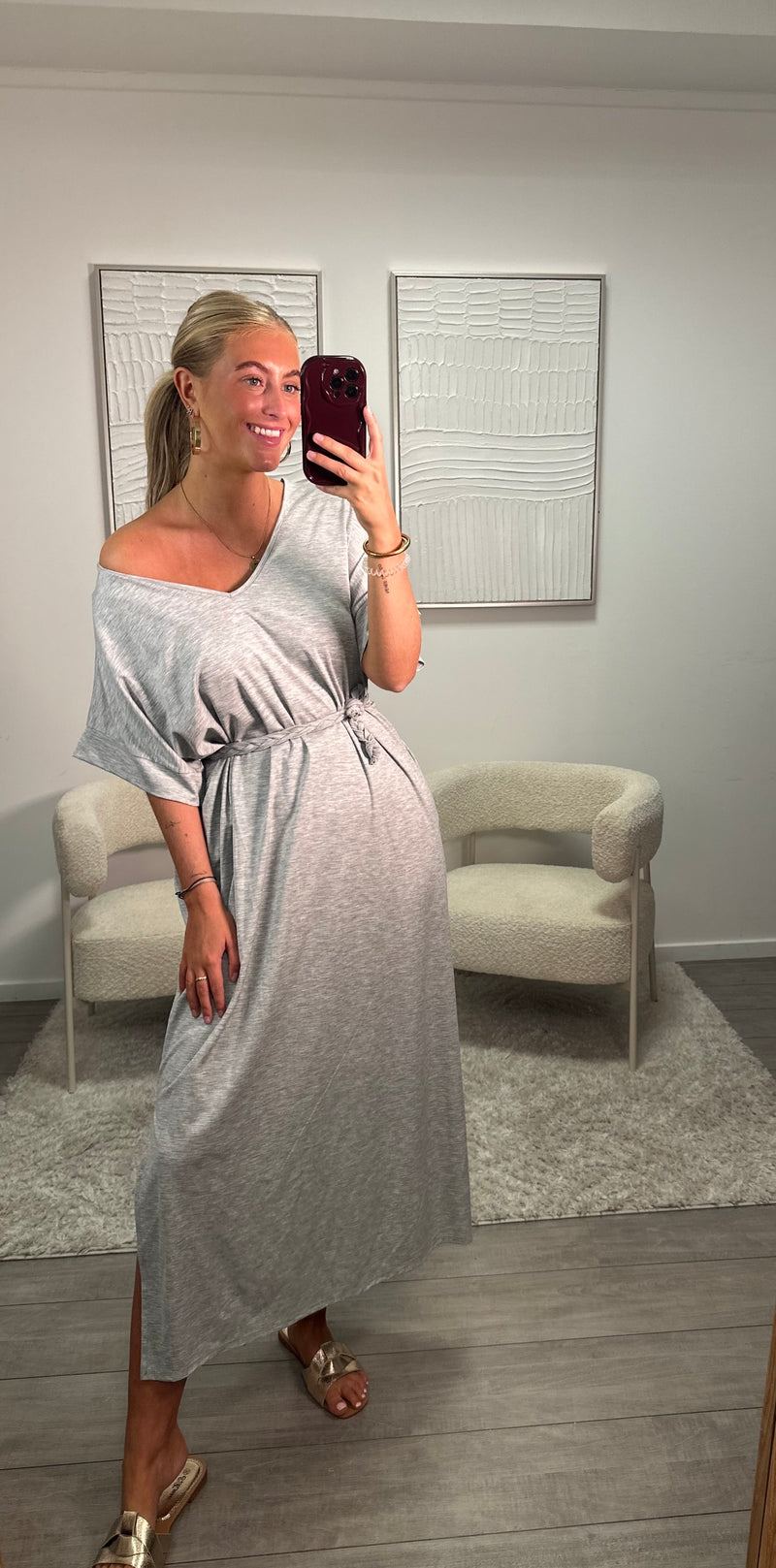Olivia Dress - Grey
