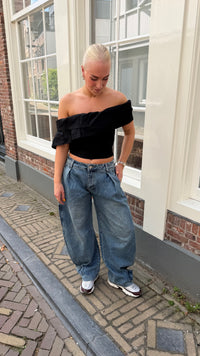 Zazi Low Waist Jeans - Donker Blauw