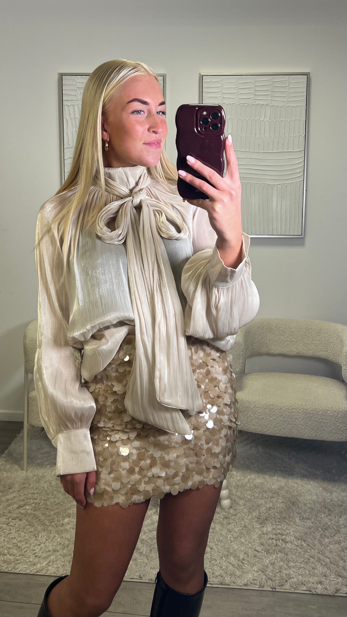 Sira Blouse - Champagne