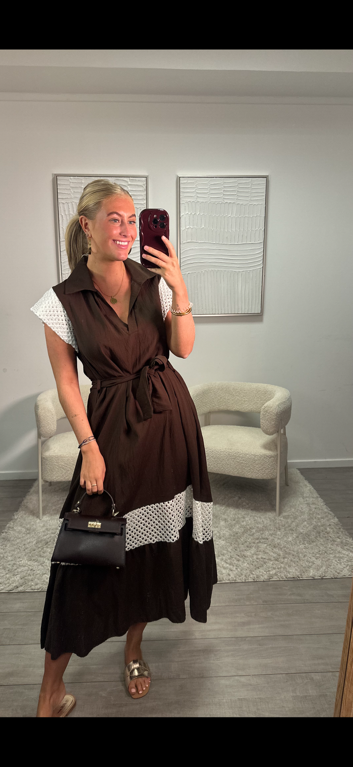 Nora Dress - Brown